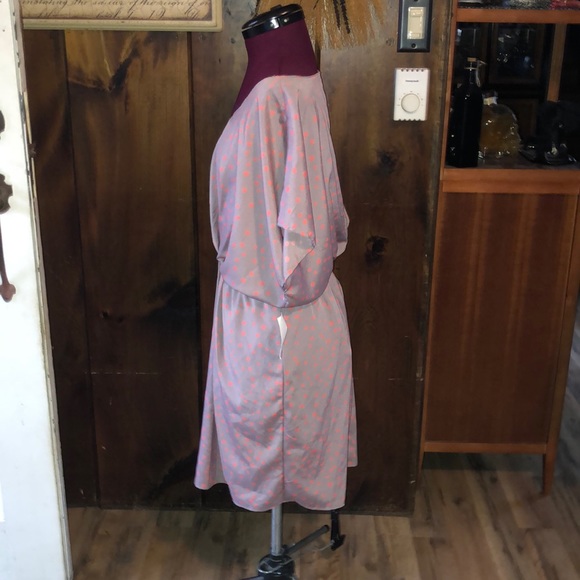 Mauve polka dot dress - Picture 6 of 8